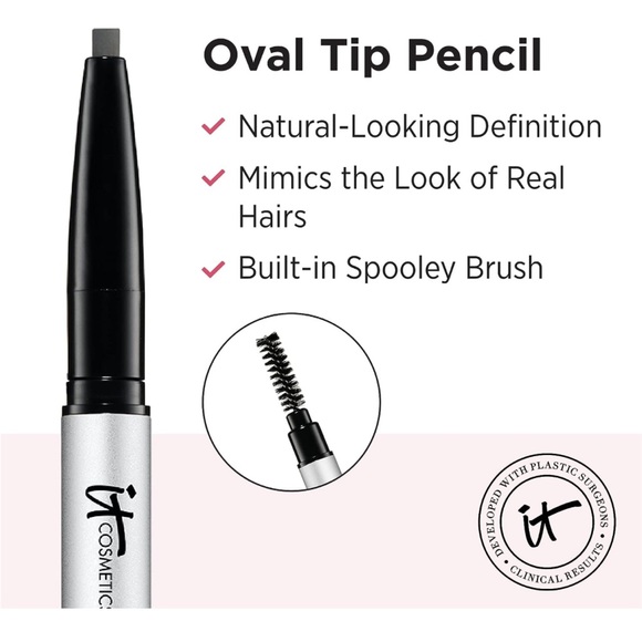 NIB IT Cosmetics Brow Power Universal Eyebrow Pencil in Universal Taupe - Picture 4 of 12
